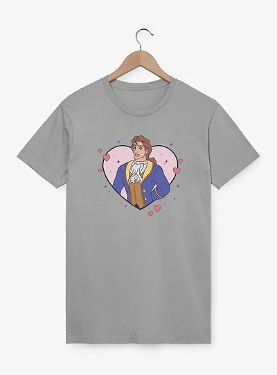 Disney Princess The Beast Prince Adam Heart T-Shirt