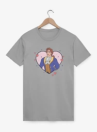 Disney Princess The Beast Prince Adam Heart T-Shirt