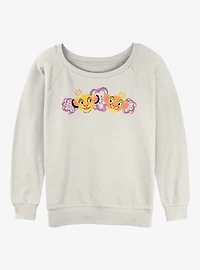 Disney The Lion King Cute Pair Womens Slouchy Sweatshirt
