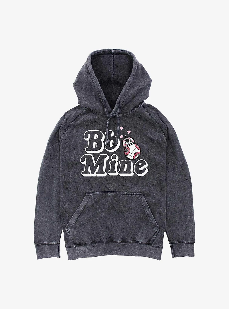 Star Wars Bb Mine Hearts Mineral Wash Hoodie