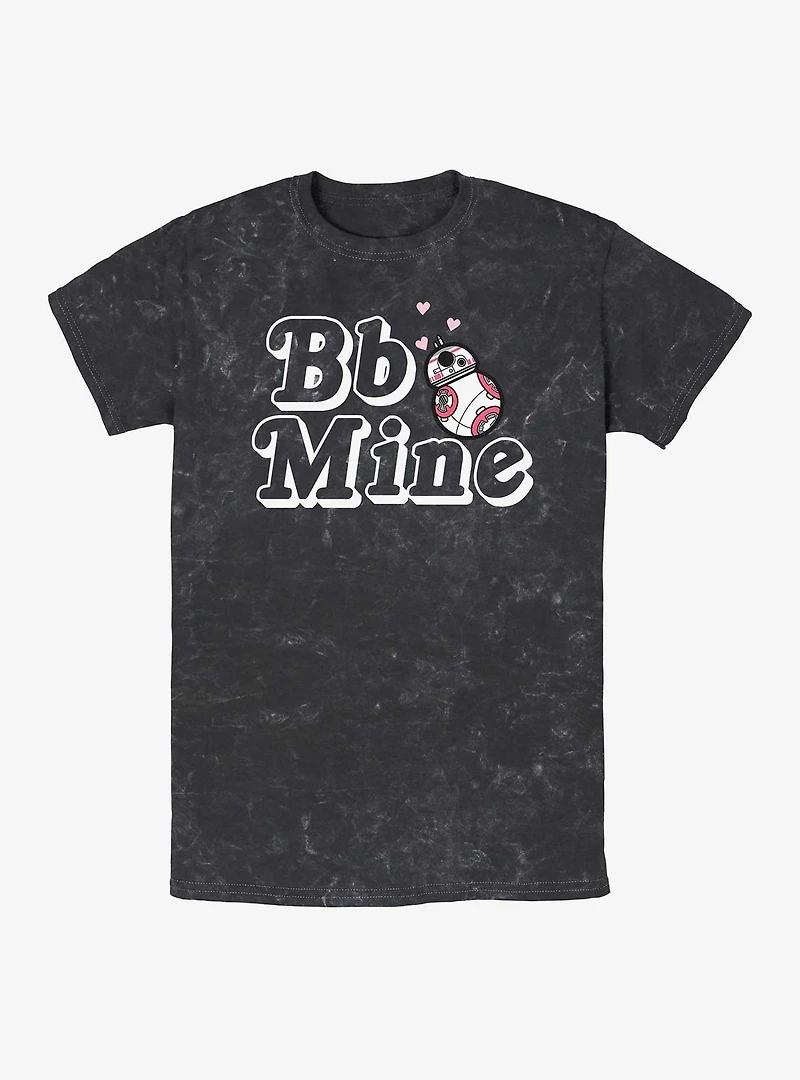 Star Wars Bb Mine Hearts Mineral Wash T-Shirt