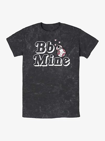 Star Wars Bb Mine Hearts Mineral Wash T-Shirt