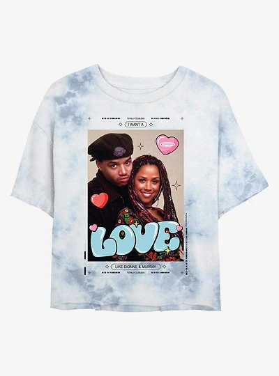 Clueless Like Donnie & Murray Tie Dye Crop Womens T-Shirt
