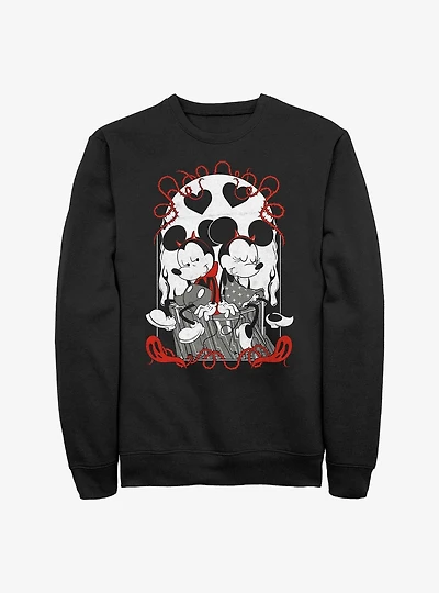 Disney Mickey Mouse and Minnie Devilish Plans Sweatshirt