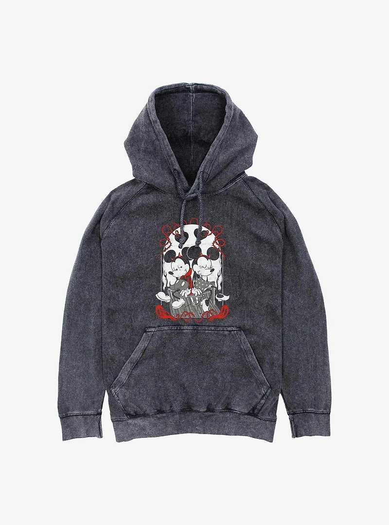 Disney Mickey Mouse and Minnie Devilish Plans Mineral Wash Hoodie