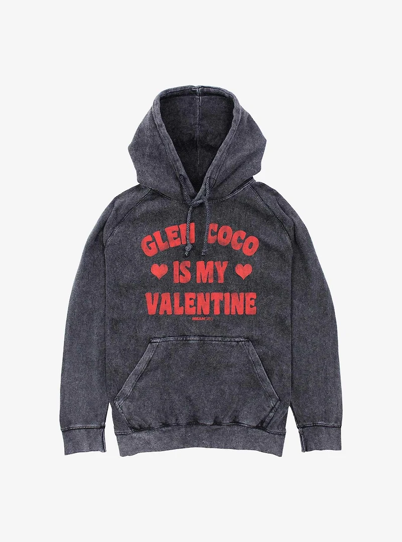 Mean Girls Glen Coco Is My Valentine Mineral Wash Hoodie