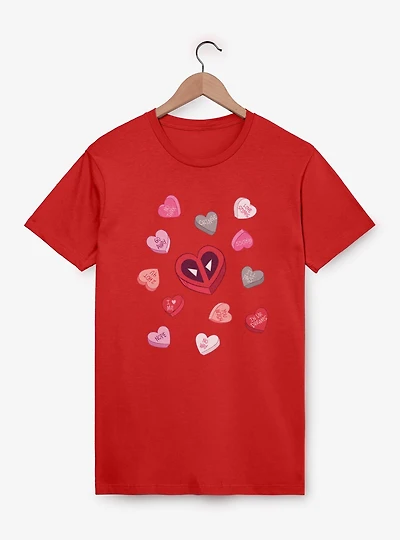 Marvel Deadpool Heart Candy T-Shirt