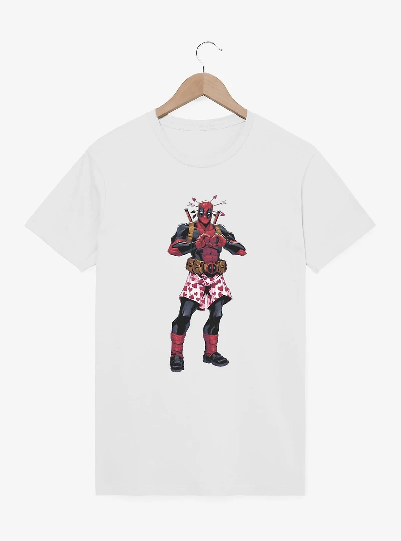 Marvel Deadpool Hand Hearts T-Shirt
