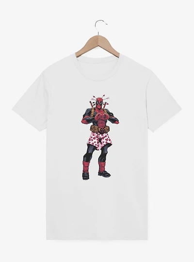Marvel Deadpool Hand Hearts T-Shirt