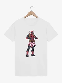 Marvel Deadpool Hand Hearts T-Shirt
