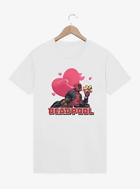 Marvel Deadpool Flower Kisses T-Shirt
