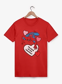 Marvel Spiderman Im Stuck On You Valentine T-Shirt
