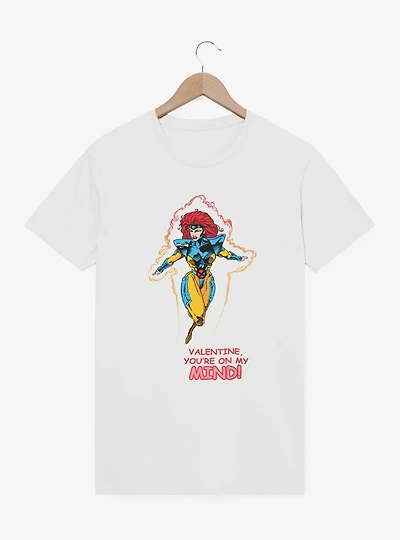 Marvel Jean Grey Valentine Youre On My Mind T-Shirt
