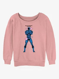 Marvel Black Panther Be My Wakanda Forever Womens Slouchy Sweatshirt