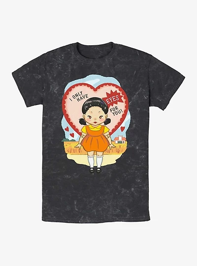 Squid Game I Only Have Eyes For You Mineral Wash T-Shirt