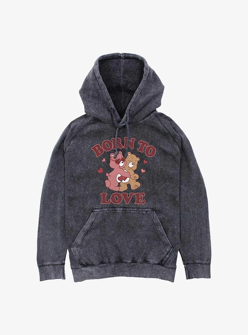 Care Bears Born To Love Mineral Wash Hoodie