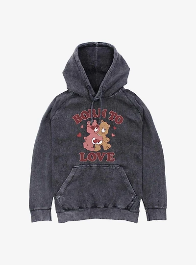 Care Bears Born To Love Mineral Wash Hoodie