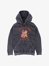 Care Bears Born To Love Mineral Wash Hoodie