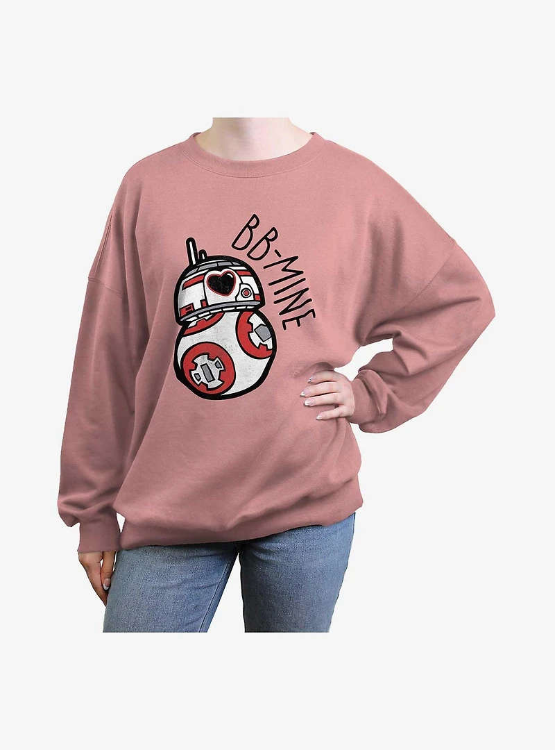 Star Wars Bb Mine Womens Oversized Sweatshirt