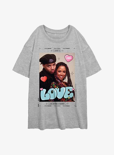Clueless Like Donnie & Murray Womens Oversized T-Shirt