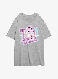 Star Wars Im The Droid Youre Looking For Womens Oversized T-Shirt