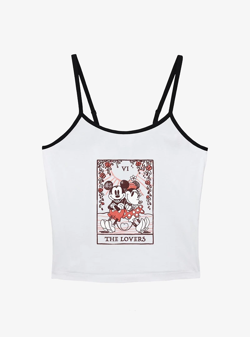 Disney Mickey Mouse and Minnie The Lovers Tarot Womens Cami