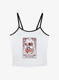 Disney Mickey Mouse and Minnie The Lovers Tarot Womens Cami