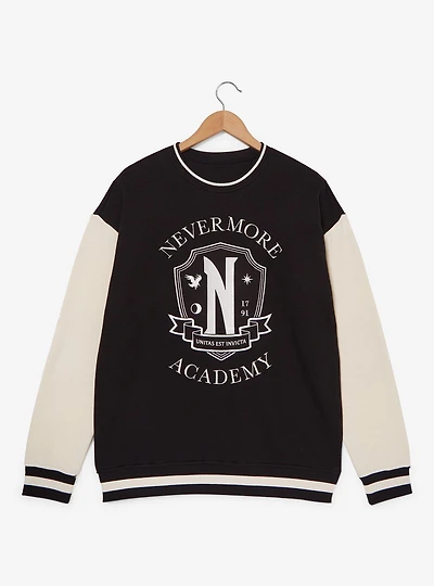 Wednesday Nevermore Academy Crest Crewneck - BoxLunch Exclusive