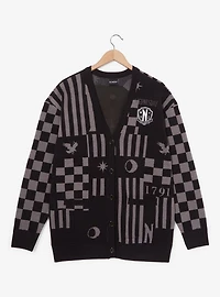 Wednesday Nevermore Icons Women's Cardigan - BoxLunch Exclusive