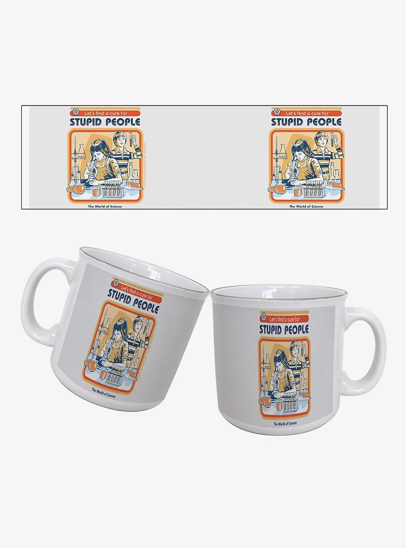 Steven Rhodes Stupid People 20oz Camper Mug