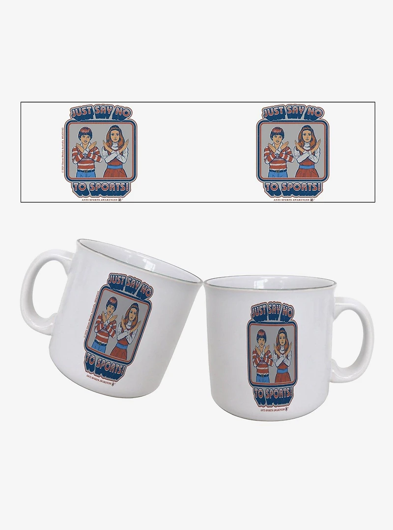 Steven Rhodes Say No To Sports 20oz Camper Mug