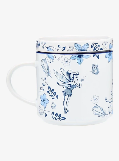 Disney Peter Pan Tinker Bell Blue Illustrated Mug