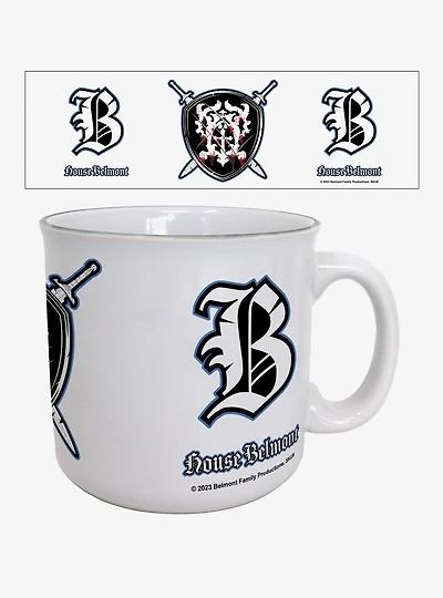 Castlevania: Nocturne Belmont Crest 20oz Camper Mug