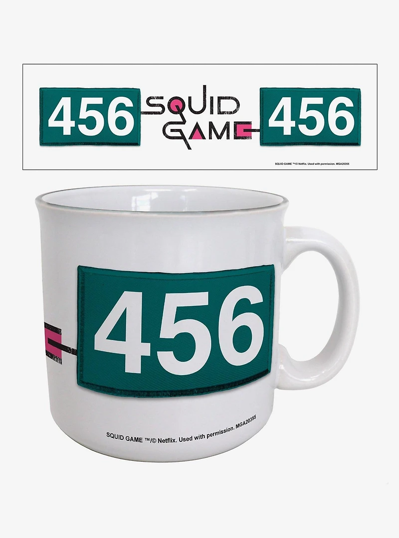 Squid Game Player 456 20oz Camper Mug
