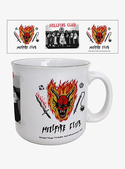 Stranger Things Hellfire Club 20oz Camper Mug