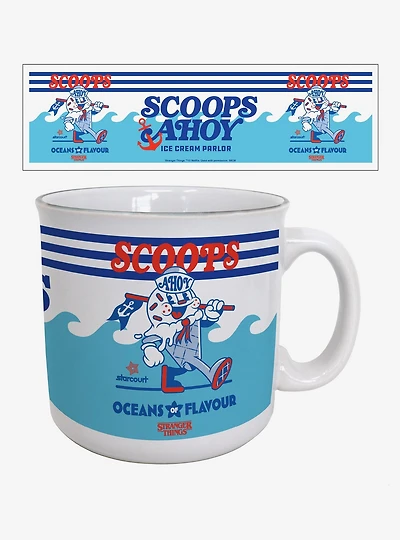 Stranger Things Scoops Ahoy 20oz Camper Mug