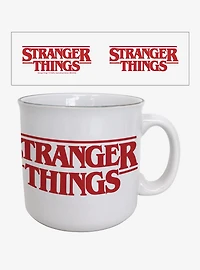 Stranger Things Logo 20oz Camper Mug