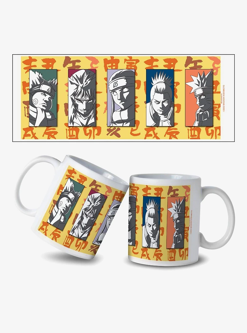 Naruto Shippuden Character Faces 11oz Mug