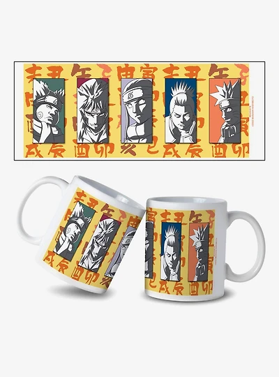 Naruto Shippuden Character Faces 11oz Mug