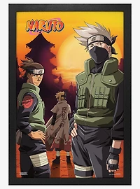Naruto Shippuden Sunset Group Framed Wall Art