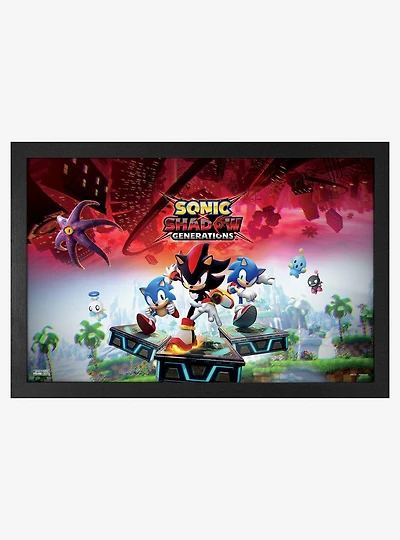 Sonic Shadow Generations Shadow Generations Framed Wall Art