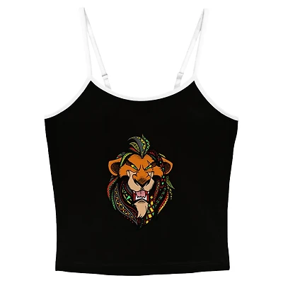 Disney The Lion King Scar Pattern Face Womens Cami