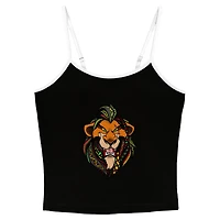 Disney The Lion King Scar Pattern Face Womens Cami