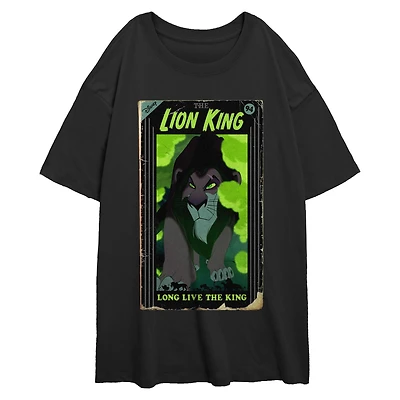 Disney The Lion King Long Live VHS Womens Oversized T-Shirt