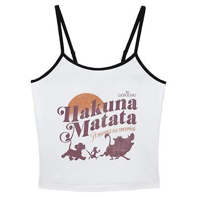 Disney The Lion King Hakuna Matata No Worries Womens Cami