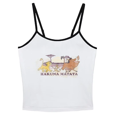 Disney The Lion King Hakuna Matata Walk Along Sunset Womens Cami
