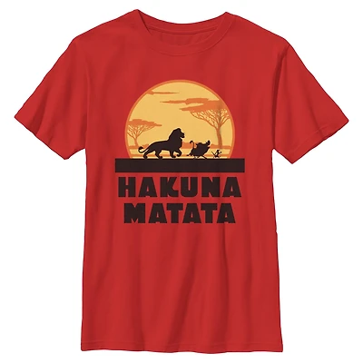 Disney The Lion King Hakuna Matata Walk Along Youth T-Shirt