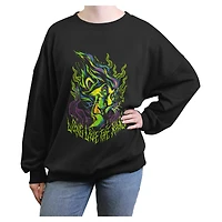 Disney The Lion King Long Live Scar Metal Womens Oversized Sweatshirt