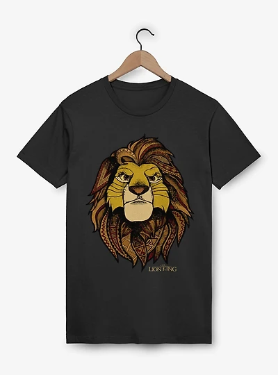 Disney The Lion King Zimba Pattern Face T-Shirt