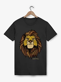 Disney The Lion King Zimba Pattern Face T-Shirt
